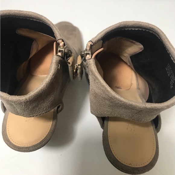 Michael Kors suede open toe heels size 8 M - Picture 6 of 6